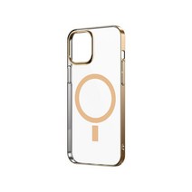 ISEE아이시 Apple 맥세이프 호환 아이폰12 휴대폰 투명 케이스 6종컬러, 아이폰12/12Pro, 골드, 1개