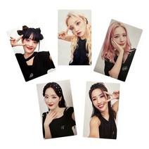 아이돌 포토카드 5개/대 Kpop 아이돌 (G)I-DLE 앨범 I LOVE 사진 카드 LOMO HD 인쇄 미니 미연 Photocards, 01 OSS27577MC