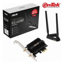 에이수스 WiFi 6 무선 랜카드 ASUS PCE-AX58BT 블루투스 5.0 지원