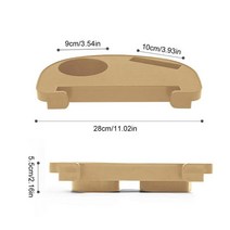 캠핑의자컵홀더 캠핑가방 캠핑컵홀더 캠핑걸이 의자컵트레이 캠핑체어홀더 컵걸이 사이드포켓 캠핑 의자 사이드 트레이 컵 거치대 테이블 리클라이너 일광욕 야외 정원 낚시 해변 보관 깔끔한, 2.Khaki 28x18x55CM
