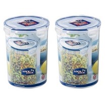 락앤락 클래식 원형 밀폐용기 깊은형 HPL933DS2, 1.8L, 2개입