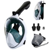 프리다이빙마스크 스노쿨링장비 스노쿨링세트 수중 스쿠버 김서림 방지 풀페이스 다이빙 마스크 스노클링 호흡 성인 귀여운용 안전한 방수 수영 장비 스노클 페이스, L/XL, 프리미엄 01