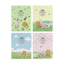 1000 카카오프렌즈 미니 중철노트 스프링 공책 옐로우, 3개