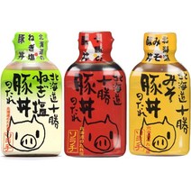 부타동 텐동 소스 규동타레 소라치 돼지덮밥 양념 모둠 3종 세트 돼지덮밥·된장·파소금, 상품선택, 상품선택