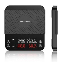 2kg 0 1g 스마트 드립 커피 스케일 타이머 전자 주방 규모 더블 행 디스플레이 USB 충전, CHINA, Double Row Display, Double Row Display