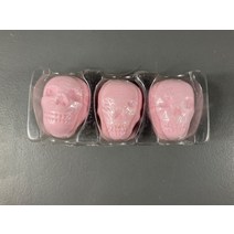 욕실 Bathtub and 샤워배쓰 밤 Skull Shaped 할로윈 핑크 - 3 팩