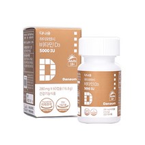 다나음 성인 임산부 츄어블 비타민D 5000IU (2개월 분), 1병, 60정