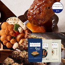 하코야 통 목살꼬치 330g + 하코야 츠쿠네 꼬치 350g + 하코야 와카메 오뎅탕 704g, 없음
