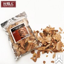 Meritcook 바비큐 스모키 훈연칩 사과나무칩 우드칩, 2개, 500g, 4.호두나무 칩cc