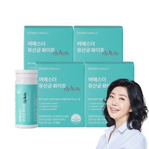 여에스더 질유래 유산균 화이트, 30캡슐 x 4박스, 4개