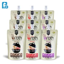 수술후 회복기 강아지 액체간식 육수 9p 피부관리 체력보충 맛있는 임신견, 1개