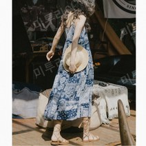 미투리아 여성 바캉스 끈나시 태국 방콕 원피스