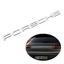 포르쉐 이니셜 엠블럼 파나메라 카이엔 마칸 레터링, GTS (블랙레드), C TYPE (ACC BADGE)