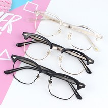 투명 하금테안경 남자 여자 공용 블루라이트차단