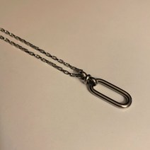 [남녀공용][당일출고] 링핑 오링목걸이 얇은체인 연예인 롱목걸이 우정목걸이 한소희목걸이