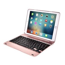 접이식 키보드 무선 블루투스 무선 키보드 케이스 커버 애플 & Nieuwe IPad Pro Air 1/2 opvouwbaar, 한개옵션2, 04 Rose gold, 한개옵션1