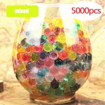 워터볼 1000pcs 크리스탈 진흙 하이드로 젤 물 방울 성장 공 결혼식 홈 장식 5z, [13] 1000-white