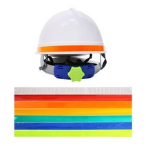 안전모 식별띠 1.5cm/백색(4ea), 1개(4줄)