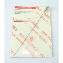 니들밸브 시그마 알드리치 스테인리스 스틸 316 바늘 논코어링 포인트 Z261289-1EA