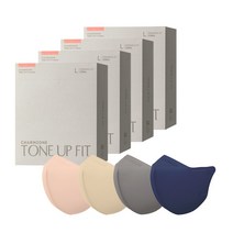 참존 NEW 톤업핏 마스크 50매+50매(총 100매), 톤업핏 네이비(50매/대형), 톤업핏 그레이(50매/중형)