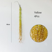 영플랜츠 수초 발리스네리아 나자스말 붕어마름 개구리밥 생이가래 인공 식물 벽걸이 녹색 애인의 눈물 해, 02 YELLOW