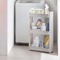 한샘 3단 틈새 무빙카트 그레이