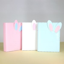 인 마이 콜렉트북 10.가로형 토끼라인 (2단) 콜북 포카바인더 포토카드 앨범 폴꾸 다꾸, 03_사랑에 빠진 토끼