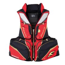 시마노 VF-111U BLOOD RED L 낚시조끼 구명조끼 윤성정품, 블러드 레드
