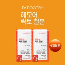 고함량 흡수 잘되는 체내 부족한 증세 철 보충 어지러울때 에 좋은 먹는 비동물성 비헴철 철분 철분제 비타민C 건강 기능 식품, 2BOX(4개월분)