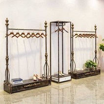 인테리어행거 드레스룸 조립식 매장용 스텐행거, (조합 1) 전체 길이 350cm