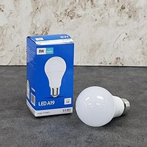 장수 A19 8W LED 볼전구 (주광색) 6500K 3등급 LED전구 램프 형광등 조명 LED, 1, 해당상품