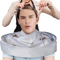 S1Y 커트보 셀프미용 미용실 가운 /헤어컷 바버샵 앞치마 LD33eaW, Osun 실버, Osun 본상품선택