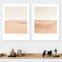 유홍아트 파스텔 골드사막 러블리감성 인테리어액자 20호(73x53cm) (6064988), 캔버스액자(옆면검정)