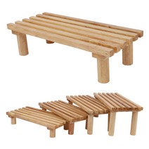 글루텐 입체목재발(진열받침대) 소/중/대/특대 빵트레이 빵바구니 카페트레이 우드박스 우드바구니 빵진열 빵보관, 1개