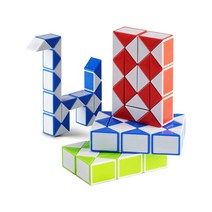 [맥킨더] 스네이크퍼즐 루빅스 큐브 매직큐브 퍼즐 3x3 트위스트큐브 보드게임 100679, 상세 설명 참조