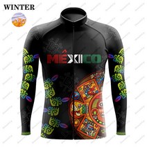 스포츠 멕시코 아즈텍 남자 긴 사이클링 저지 Maillot Ciclismo Hombre 장비 자전거 ropa 전문 의류, 5XL