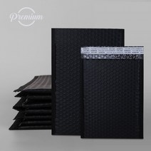 무광 에어캡 택배 뽁뽁이 안전 봉투 10개입 블랙 6호 25cm x 30cm