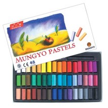 문교 사각파스텔, 48색, 3개