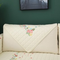 러빙랩 러빙랩 프렌치러브 순면 쇼파패드 1인용 70x70cm