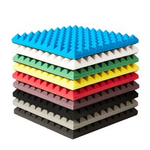 음향판 분산재 음향디퓨저 튜닝재 10개세트 50 x 50cm, 5CM 그레이-고밀도-난연제-접착제-10pcs