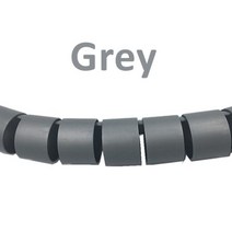 13510 미터 8121622283242mm 라인 플렉시블 나선형 케이블 오거나이저 보관 파이프 코드 보호기 관리 PE 튜브, 32 mm, 1 Meter, Grey