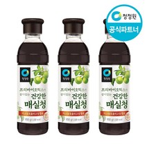 청정원 프리바이오틱스가 살아있는 건강한 매실청 650G, 3개