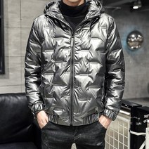 남성 화이트 오리털 캐주얼 패딩 하늘비즈 C11 U179W110