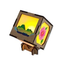 나무퍼즐 큐브 무드등 조명 만들기 초등과학교구 과일전지용판 방과후교실 중등과학 초등학교과학 실기시험, 안전