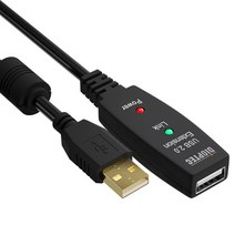저스트링크 USB 2.0 리피터 연장케이블, 1개, 10m