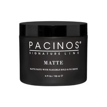 Pacino Matte 헤어 페이스트 - 유연한 홀드 노 샤인 스컬프팅 & 스타일링 왁, 4 Fl Oz (1개 팩)
