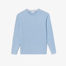 [라코스테] 남성 베이직 케이블 풀오버 AH627E-54G IT6
