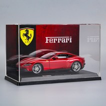 Ferrari Monza 몬자 SP1 오리지널 자동차 모델 페라리 아이코나 알로이, 페라리 로마 - 빨간색 + 배경 디스플레이 커버