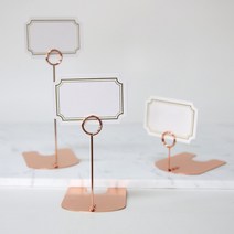 베이커리 카페 네임택 가격표 39종 POP, 골드네임택한겹5cm