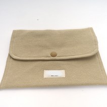 삼남뜨개실 쭈리파우치 코바늘 파우치 뜨개질 부자재, 쭈리 파우치, 07 베이지